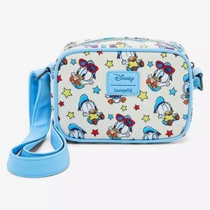 Loungefly Disney Donald Duck Blue Crossbody Bag
